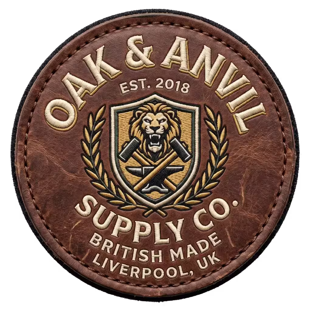 Leather Velcro patch